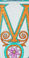 Doodling Around with M, 2014 by Susan Morrison